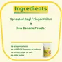 Sprouted Ragi & Banana Porridge Mix (200 gm), 4 image