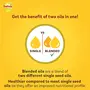 Saffola Gold Refined Cooking oil | Blend of Rice Bran & Sunflower oil | Helps Keeps Heart Healthy | 2 Litre jar, 6 image