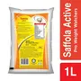 Saffola Active Refined Cooking oil | Blended Rice Bran & SoyaBean oil | 1 Litre pouch, 2 image