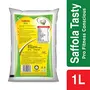Saffola Tasty Refined Cooking oil | Blend of Rice bran & Corn oil | Pro Fitness Conscious | 1 Litre pouch, 2 image