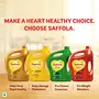 Saffola Tasty Refined Cooking oil | Blend of Rice bran & Corn oil | Pro Fitness Conscious | 4 x 1 Litre pouch, 7 image