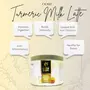 OOSH Gourmet's Immunity Boosting Golden Turmeric Milk Latte / Haldi Milk | Reusable Air Tight Tin Packaging (100g), 3 image