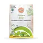 Organic Roots Spinach Soup Palak Instant Soup Packets Healthy Natural Ready To Cook Vegetable Soup Mix Powder Pack of 2 (15G Each 165Ml), 3 image