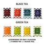 Octavius Assortment of Fine Teas- 30 Teabags in Ornate Floral Art Wooden Box, 5 image