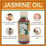 Jioo Organics Chameli Oil for Hanuman Puja Chola Jasmine Oil Unrefined Hair and Skin Care (100 ml Each) -Pack of 2, 3 image