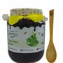 Farm Naturelle-Vana Tulsi Honey Forest Flower Honey| 850g+150gm Extra and a Wooden Spoon|100% Natural Ayurved Raw| Natural Unfiltered| Lab Tested Honey in Glass Bottle. (Tulsi Honey 850gm), 2 image
