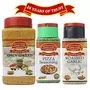 Easy Life Spicy Spread 315g + Pizza Seasoning 25g + Roasted Garlic 85g [Combo of 3 Veg Sandwich Mayo with Mix Herbs Sprinkle], 2 image