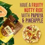 Eat Anytime Mindful Healthy & Zesty Trail Mix | No Added Sugar & No Preservatives | Natural Anti Oxidant & Natural Ingredients | No Preservatives | Healthy Nuts | Papaya & Pineapple - 200gm, 6 image