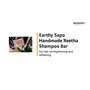 Earthy Sapo Handmade Reetha Shampoo Bar for dry hair (reetha & coconut milk) 100g Pack of 1, 2 image