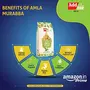 Add me Large Kesar Amla Murabba Dry Fine Quality Candy Vacuum Packed Without Syrup (750 g) Immunity boosters, 7 image