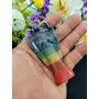 Crystal Cave Exports 3 Inch 7 Chakras Stone Guardian Angel for Purification Healing All Chakra Balancing Of Body Reiki Healing Energy Metaphysica Gift, 2 image