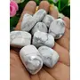Crystal Cave Exports Howlite Crystal Tumbled Stone 500 Gram For Insomnia and Overactive Mind, 5 image