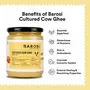 Barosi Cultured Cow Ghee Combo of 2 of 500 ml Pure & Authentic Superfood Bilona method Sustainable Glass Packaging, 5 image