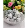 Crystal Cave Exports Howlite Crystal Tumbled Stone 500 Gram For Insomnia and Overactive Mind, 2 image