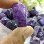 Crystal Cave Exports Crystal Cave Exports Purple Amethyst Quartz Tumbled Stones 100 gm For High Vibration Powerful Stones To Aid Your Spiritual Growth Amethyst Crystal Healing Stone, 5 image