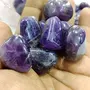 Crystal Cave Exports Crystal Cave Exports Purple Amethyst Quartz Tumbled Stones 100 gm For High Vibration Powerful Stones To Aid Your Spiritual Growth Amethyst Crystal Healing Stone, 3 image