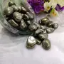 Crystal Cave Exports Peru Golden Yellow Pyrite Tumbled Stone 100 Gram For Confidence And Assertiveness And Wealth, 2 image