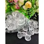 Crystal Cave Exports Himalayan Clear Quartz Crystal High Vibration 100 Gram Tumbles StoneReiki Charged Clear Quartz Reiki Chakra Healing Stone Gift for All, 5 image