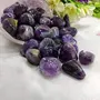 Crystal Cave Exports Crystal Cave Exports Purple Amethyst Quartz Tumbled Stones 100 gm For High Vibration Powerful Stones To Aid Your Spiritual Growth Amethyst Crystal Healing Stone, 2 image