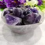 Crystal Cave Exports Crystal Cave Exports Purple Amethyst Quartz Tumbled Stones 100 gm For High Vibration Powerful Stones To Aid Your Spiritual Growth Amethyst Crystal Healing Stone, 4 image