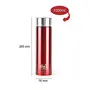 Cello H2O Stainless Steel Water Bottle 1 Litre Red, 5 image