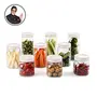Cello Set of 9 Fridge Door Canisters White (3 Pieces-500ml 3 Pieces-750ml and 3 Pieces-1000ml), 2 image