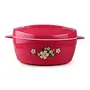 Cello Roti Plus Plastic Casserole with Lid 2 Liters Pink, 2 image