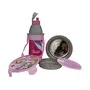 Cello Tiffy Plastic Lunch Box and Sipper Set 2-Pieces Pink, 3 image