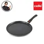 Cello Non Stick Dosa Tawa Induction Base with Detachable Handle 280 mm Hammered Toned, 2 image