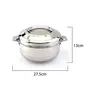 Cello Lumina Stainless Steel Casserole 1.5 Litre Silver, 2 image