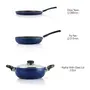 Cello Kitchenette Prima Non Stick Cookware Set of 3 Blue, 7 image
