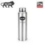 Cello Crysta Stainless Steel Single Walled Water Bottle 1000ml 2pcs Silver, 7 image