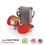 Cello Max Fresh Office Mate Compact Lunch Box With Cover (Red), 3 image