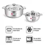 Cello Smart Serve Stainless Steel Double Walled Casserole Gift Set Insulated 900ml 2pc Silver, 5 image