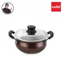 Cello Non Stick Induction Compatible Gravy/Biryani Handi with Stainless Steel Lid 1.5 LTR Brown, 3 image