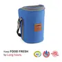 Cello Max Fresh Hot Wave Lunch Box Inner Steel Blue (Capacity - 225ml 375ml & 550ml), 5 image
