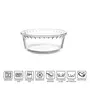 Cello Trento Round Souffle Dish for Baking 1300ml Clear, 2 image