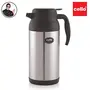 Cello Armour Stainless Steel Double Walled Carafe Insulated 2000ml 1pc Black, 3 image