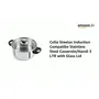 Cello Steelox Stainless Steel Casserole/Handi with Glass Lid 3L (Silver), 2 image