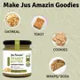 Jus' Amazin Crunchy Organic Peanut Butter - Unsweetened (200g) | 27.8 % Protein | Single Ingredient - 100% Organic Peanuts (no added Sugar/Salt) | Vegan | Dairy Free | Keto | Clean Nutrition, 7 image