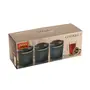 Jaypee Plus Classique 3 Set of 3 Tea Sugar & Coffee Container Black, 5 image