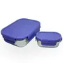 Jaypee Plus Stainless Steel Lunch Box Now Steel Sr- 2 Pieces 900 mlBlue, 5 image