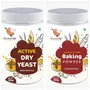 Yeast Powder Active Dry Yeast 150gmFREE BAKING POWDER 150gm Instant Active Dry Yeast Instant Dry Yeast For Pizza Bread Making, 6 image