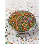 Sprinkles For Cake Decoration 450gm Sprinkles Combo Pack Silver Balls 100gm  Rainbow Balls 125gmsRainbow Sprinkles 125gmSugar Coated Sounff 100gm, 4 image