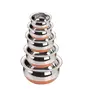 Dynore Stainless Steel Copper Bottom 5 Pcs Serving Handi with Lid, 2 image