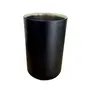 Dynore Stainless Steel Black Matte Wine Cooler 800 ml with 2 Goblet Glass- Set of 3, 3 image