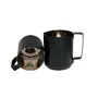 Dynore Stainless Steel Black Matt Milk Jug / Mug 800/600 ml (Set of 2), 2 image