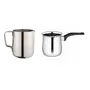 Dynore Stainless Steel 2 Pcs Coffe Set- Milk Jug, Coffee Warmer