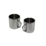 Dynore Stainless Steel 1000 ml Coffee Warmer with 2 Large Coffee Mugs 300 ml- Set of 3, 4 image