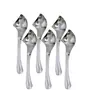 Dynore 12pcs Stainless Steel Dessert Plates with Dessert Spoons, 2 image